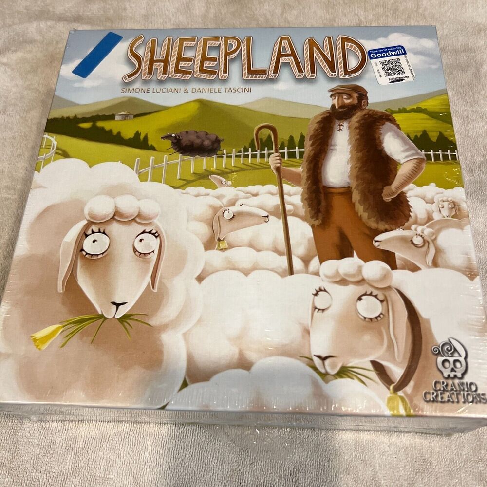 Very Rare SEALED Cranio Strategy Boardgame Sheepland Unplayed Luciani Tascini